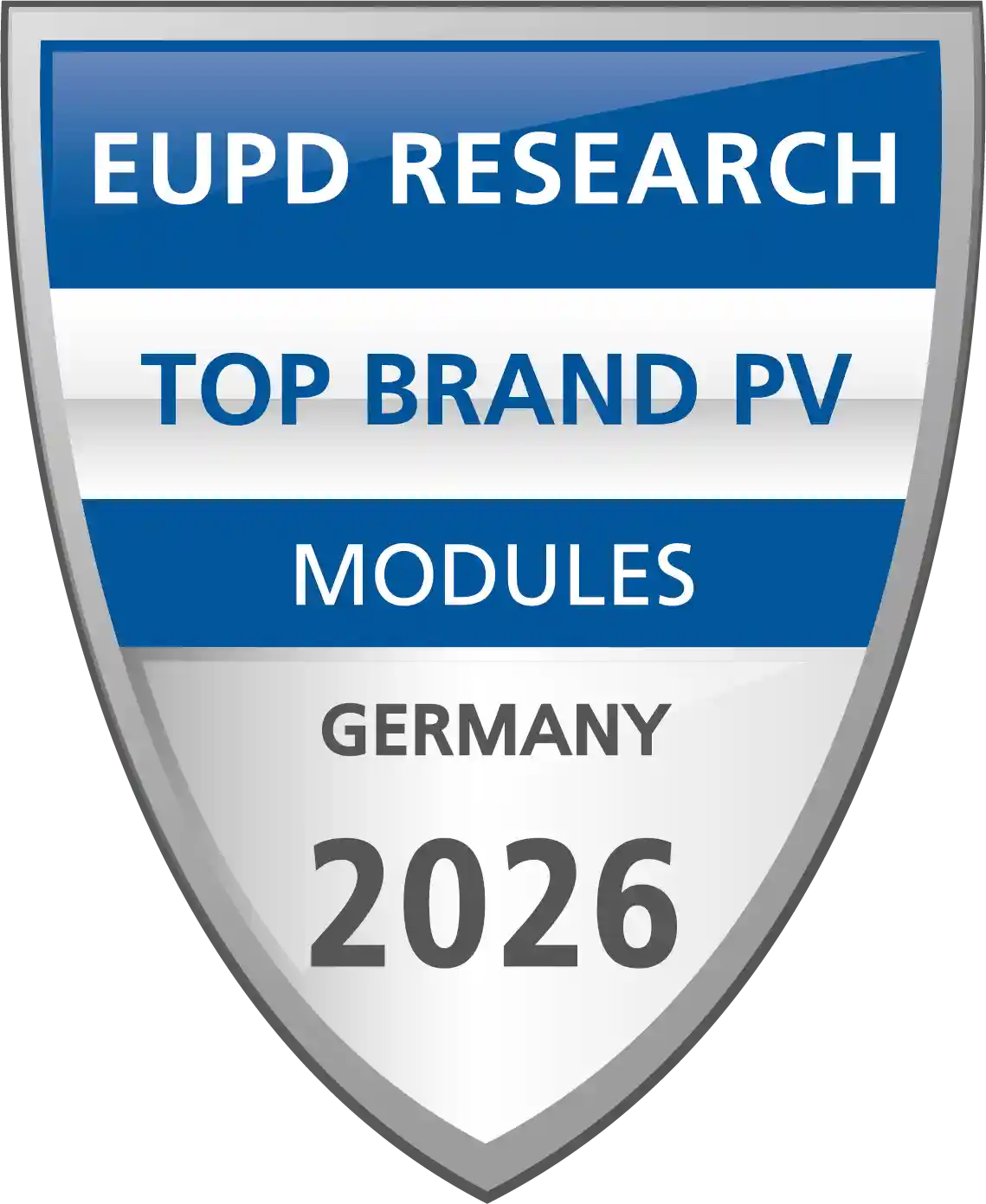 Siegel EUPD Research TOP Brand Pv grau blau
