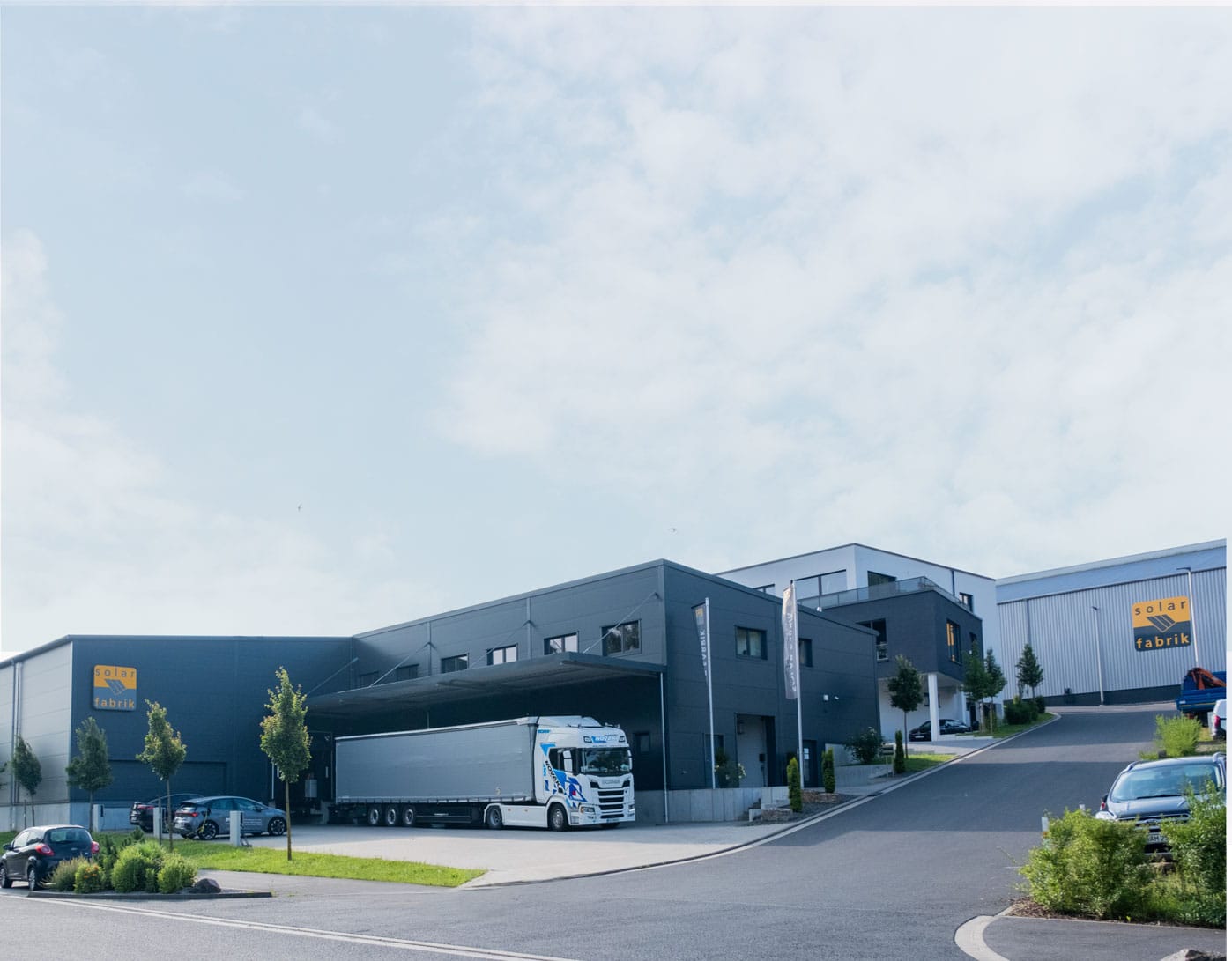 Büro und Lager von Solar Fabrik in Laufach