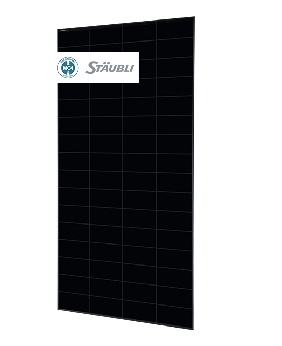 Solarmodul Mono S5 Halfcut BC Installer Series Full Black mit Stäubli Logo